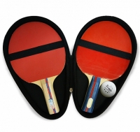 Чехол формованный для двух теннисных ракеток и двух шариков